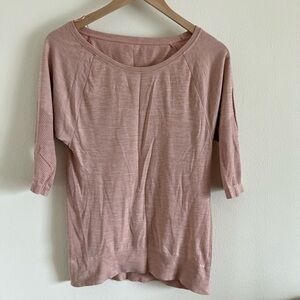 NWOT Sweaty Betty Pink Dharana Yoga Top